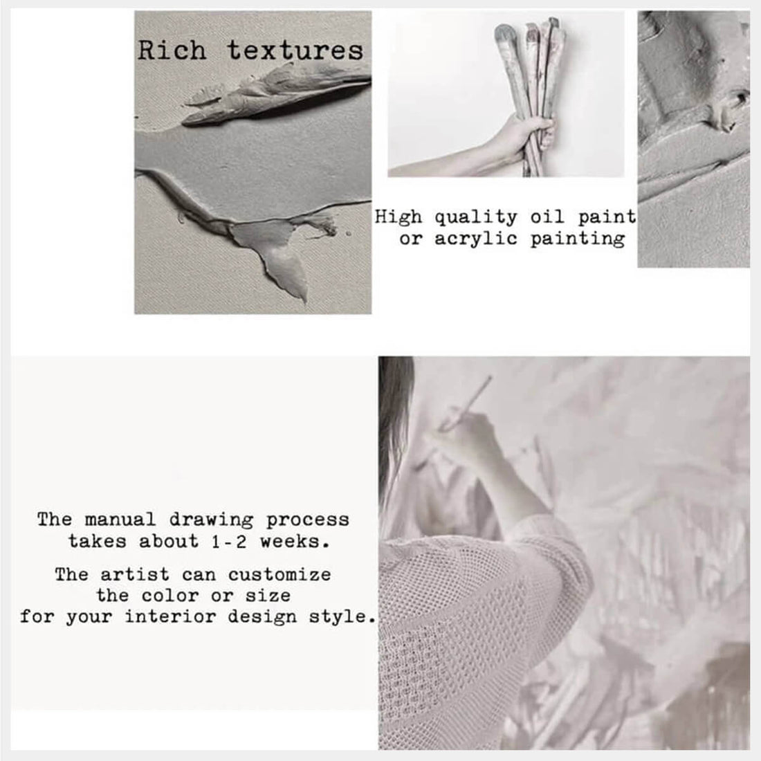 Wabi-Sabi Abstract Art Painting #wbsb21e153