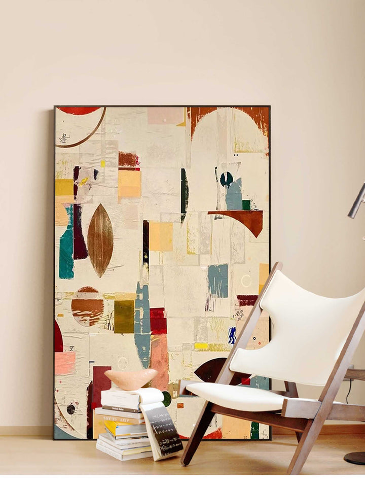 GEOMETRIC OIL PAINTING