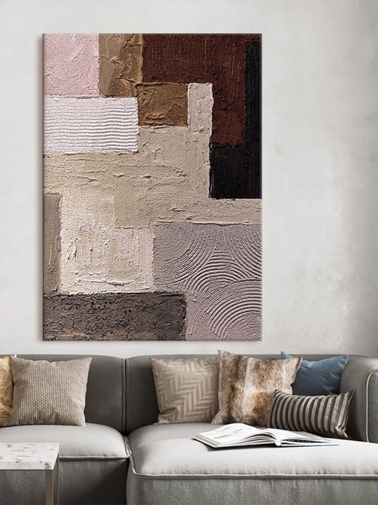 Abstract Canvas Oil Painting Wall Art Decor #ABS1457