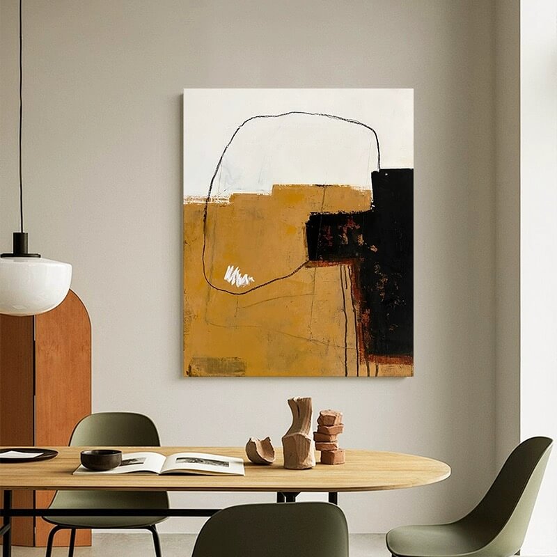 Abstract Canvas Oil Painting Wall Art Decor #ABS1459