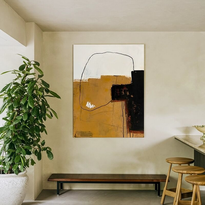 Abstract Canvas Oil Painting Wall Art Decor #ABS1459