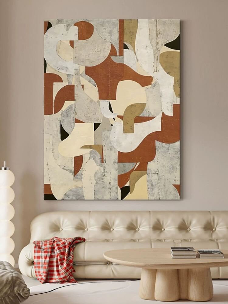 Abstract Canvas Oil Painting Wall Art Decor #ABS1466