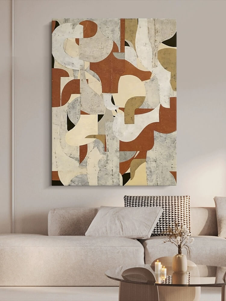 Abstract Canvas Oil Painting Wall Art Decor #ABS1466