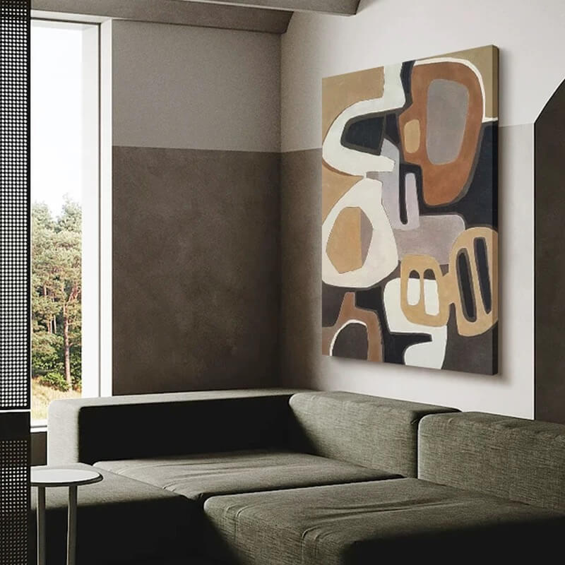 Abstract Canvas Oil Painting Wall Art Decor #ABS1470