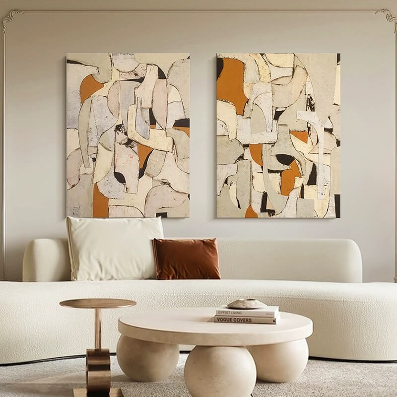 Abstract Canvas Oil Painting Wall Art Decor #ABS1473