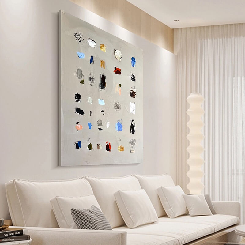 Abstract Canvas Oil Painting Wall Art Decor #ABS1474