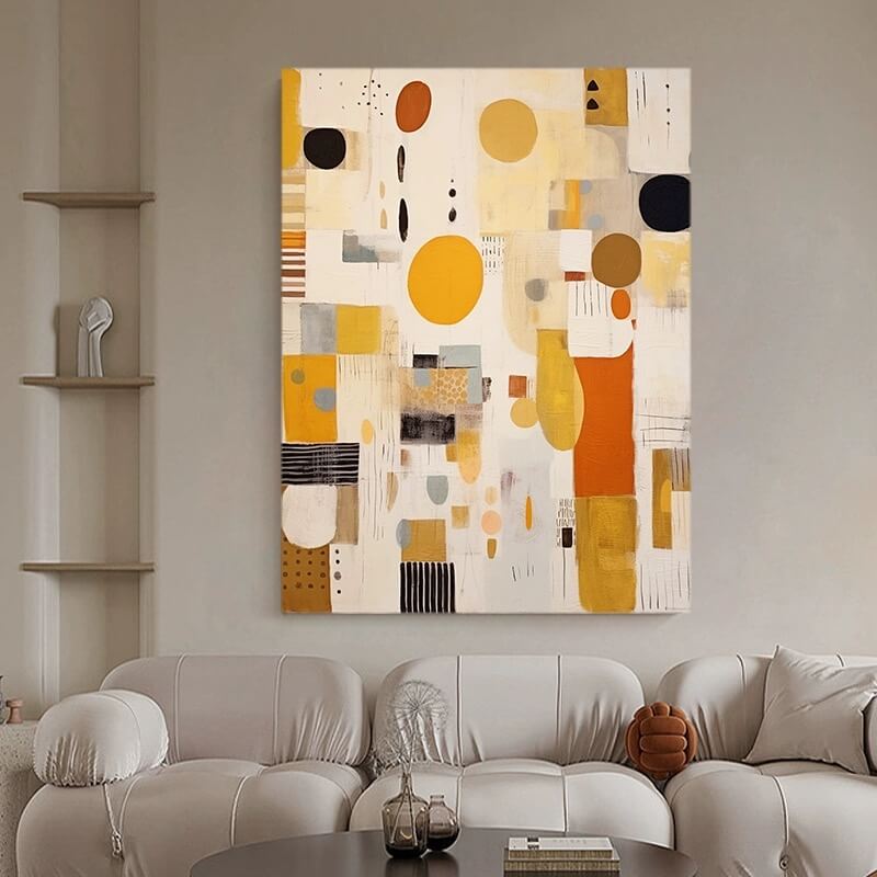 Abstract Canvas Oil Painting Wall Art Decor #ABS1476