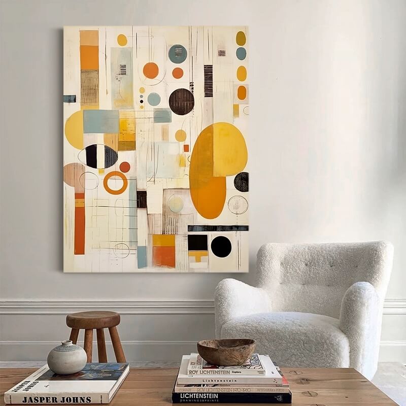 Abstract Canvas Oil Painting Wall Art Decor #ABS1476