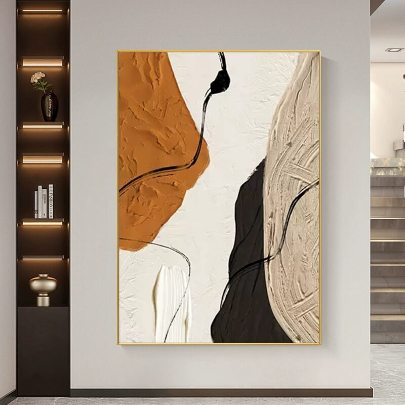 Abstract Canvas Oil Painting Wall Art Decor #ABS1479