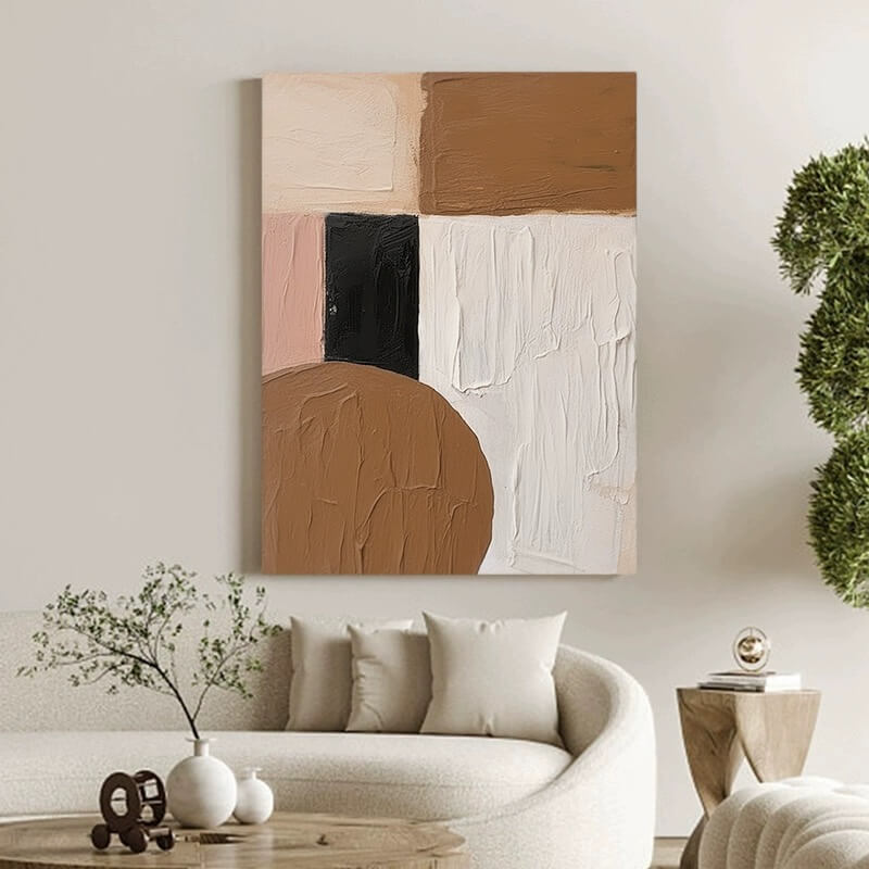 Abstract Canvas Oil Painting Wall Art Decor #ABS1480