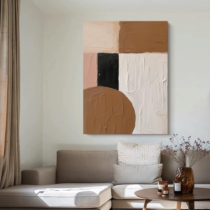 Abstract Canvas Oil Painting Wall Art Decor #ABS1480