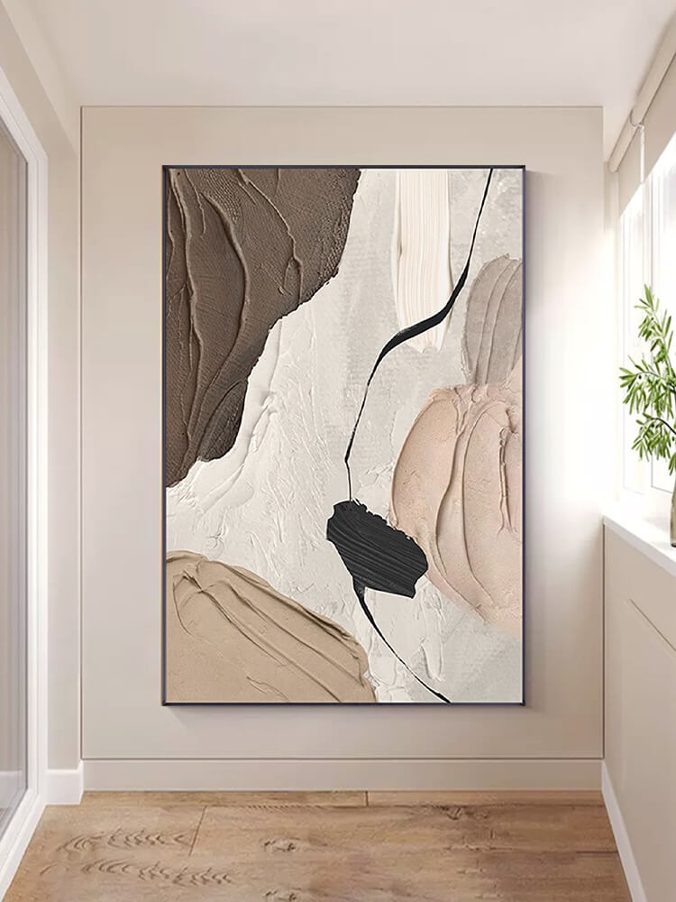 Abstract Canvas Oil Painting Wall Art Decor #ABS1486