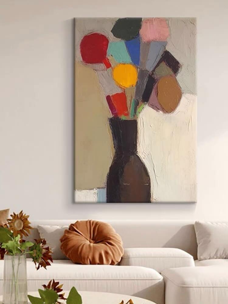 Abstract Canvas Oil Painting Wall Art Decor #ABS1490