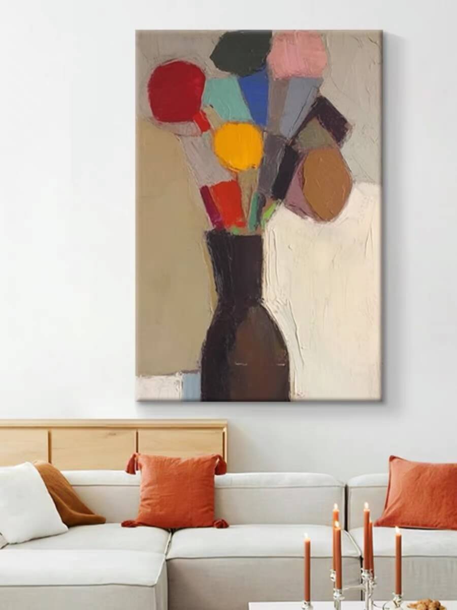 Abstract Canvas Oil Painting Wall Art Decor #ABS1490