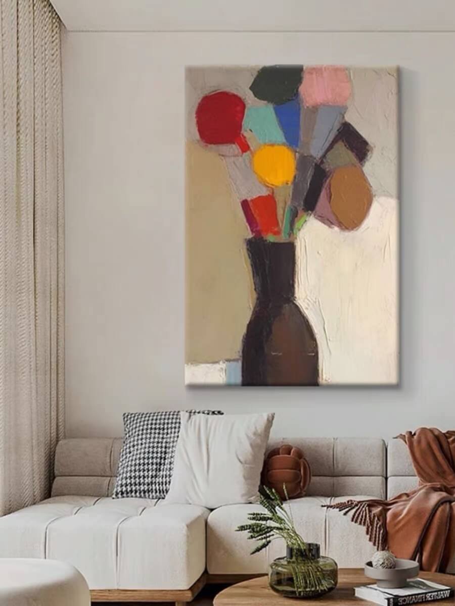 Abstract Canvas Oil Painting Wall Art Decor #ABS1490