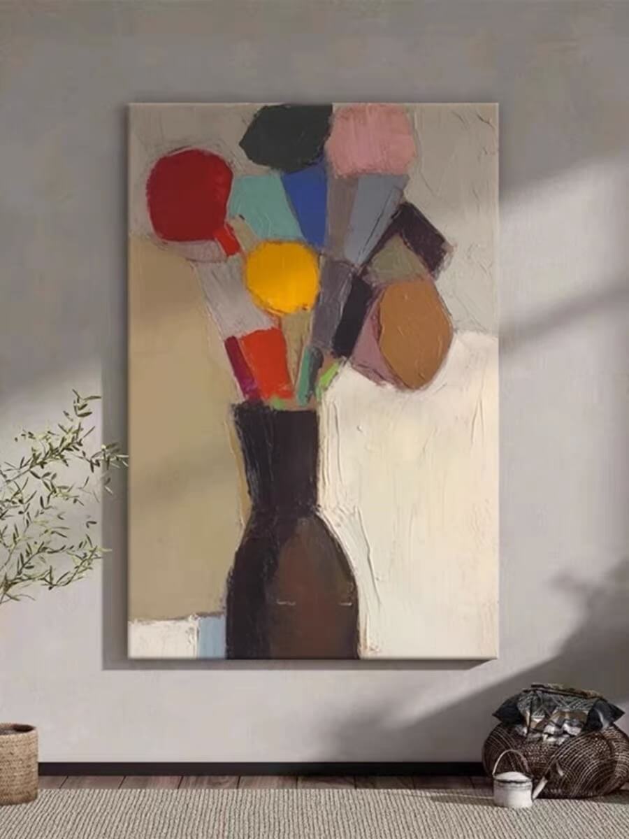 Abstract Canvas Oil Painting Wall Art Decor #ABS1490
