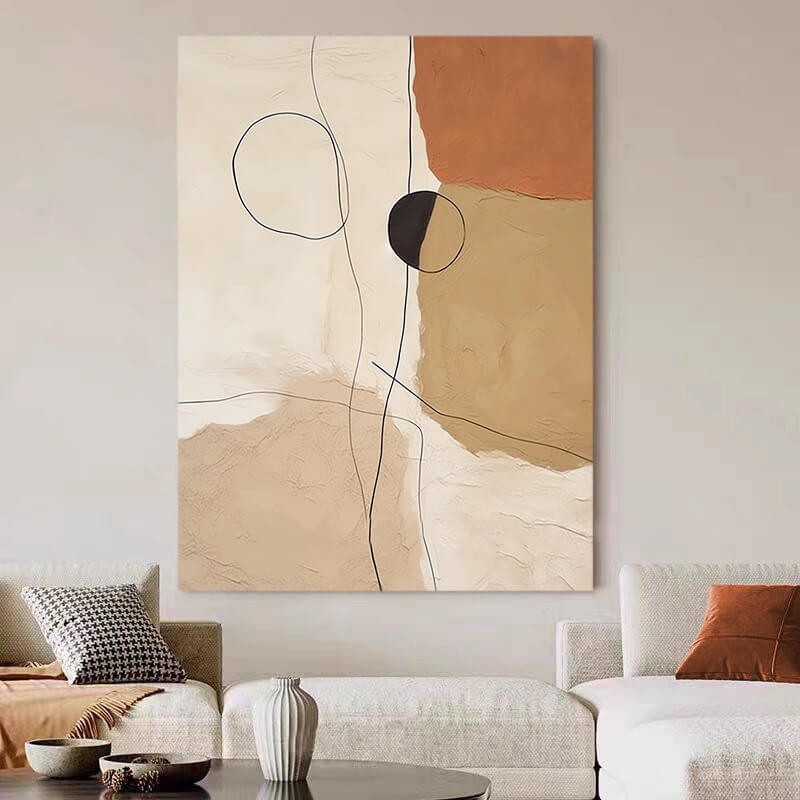 Abstract Canvas Oil Painting Wall Art Decor #ABS1495