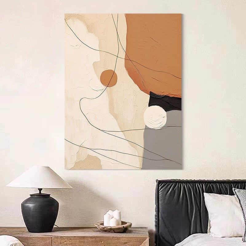 Abstract Canvas Oil Painting Wall Art Decor #ABS1495