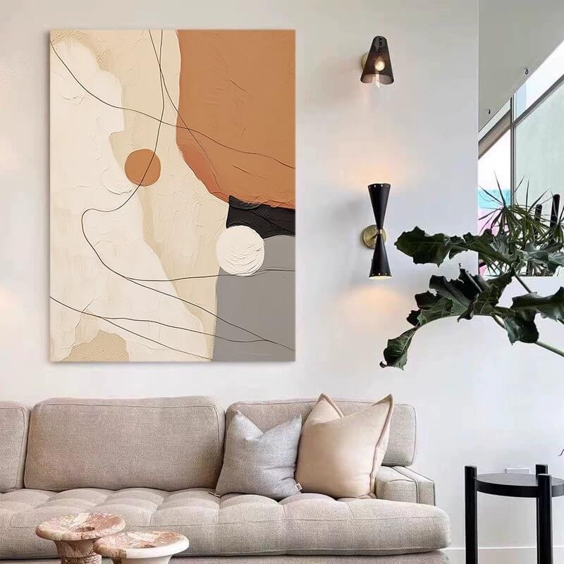 Abstract Canvas Oil Painting Wall Art Decor #ABS1495