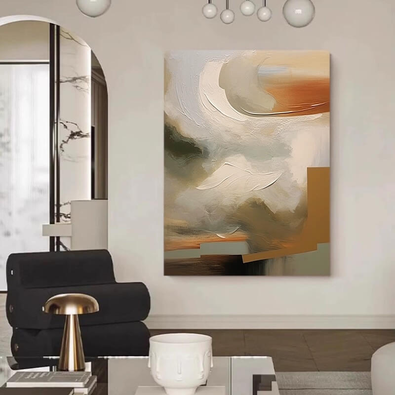 Abstract Canvas Oil Painting Wall Art Decor #ABS1496