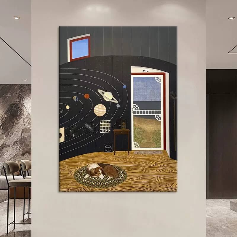 Abstract Canvas Oil Painting Wall Art Decor #ABS1497