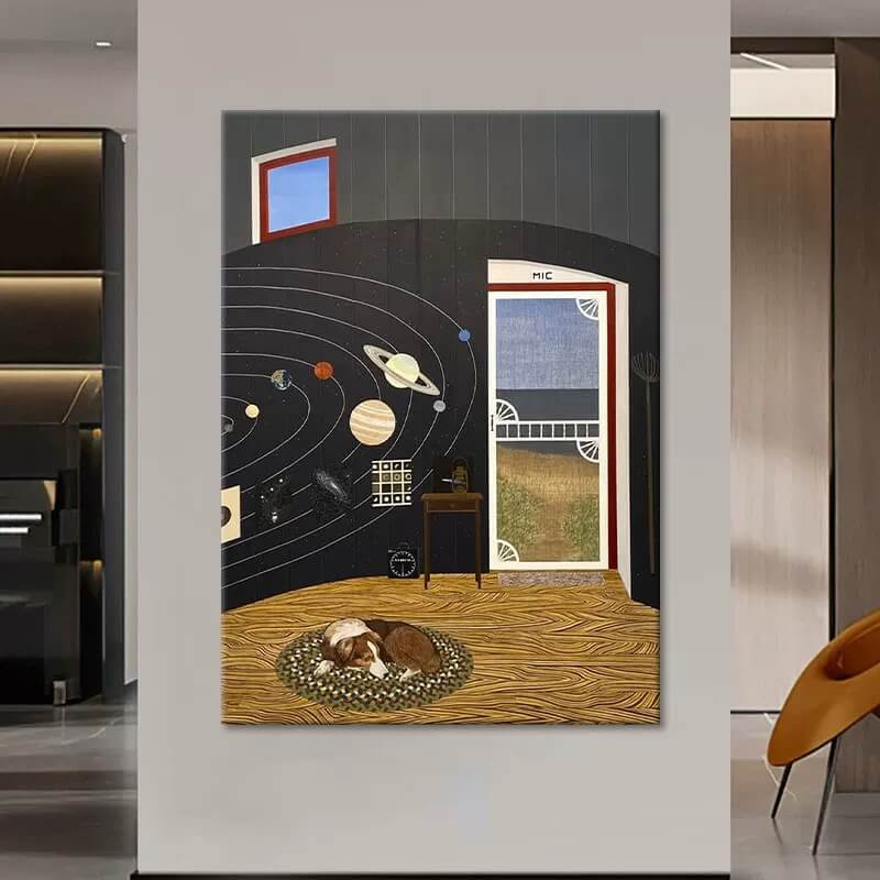 Abstract Canvas Oil Painting Wall Art Decor #ABS1497