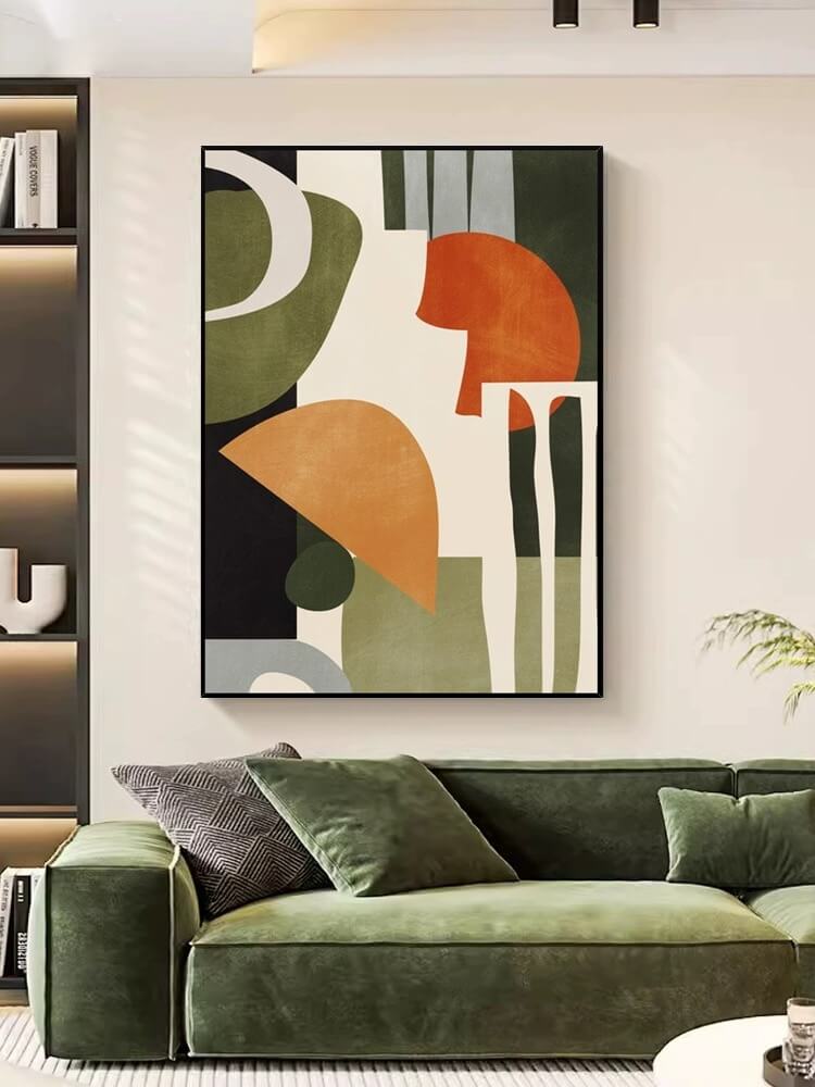 Abstract Canvas Oil Painting Wall Art Decor #ABS1500