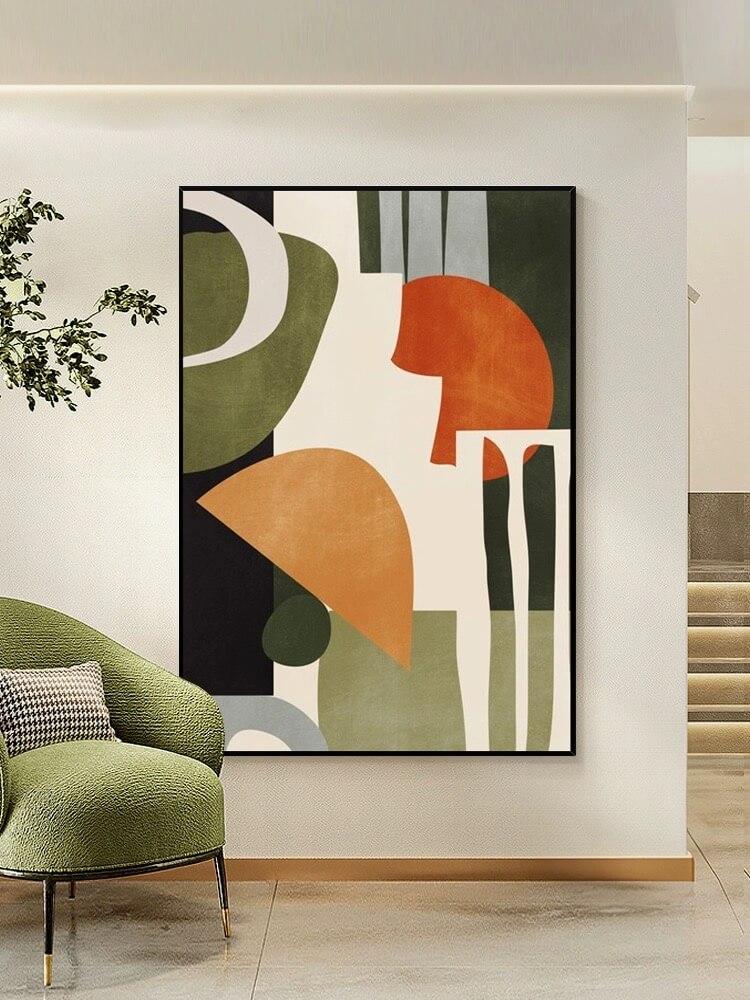 Abstract Canvas Oil Painting Wall Art Decor #ABS1500