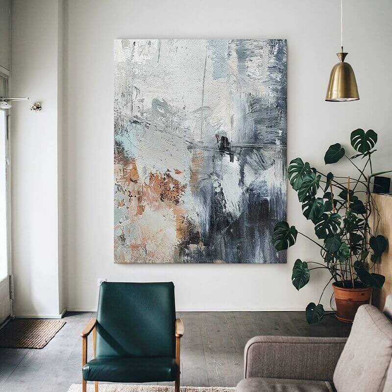 Abstract Canvas Oil Painting Wall Art Decor #ABS1504