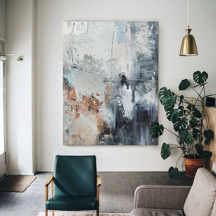 Abstract Canvas Oil Painting Wall Art Decor #ABS1504