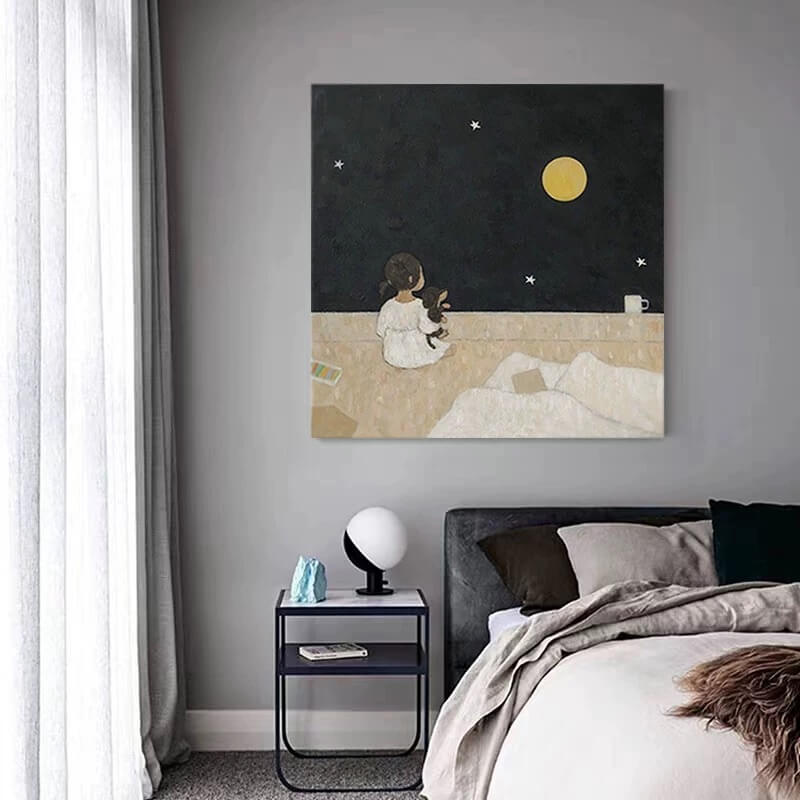 Abstract Canvas Oil Painting Wall Art Decor #ABS1505