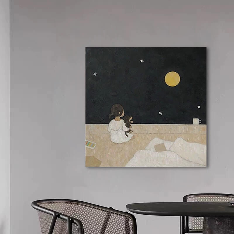 Abstract Canvas Oil Painting Wall Art Decor #ABS1505