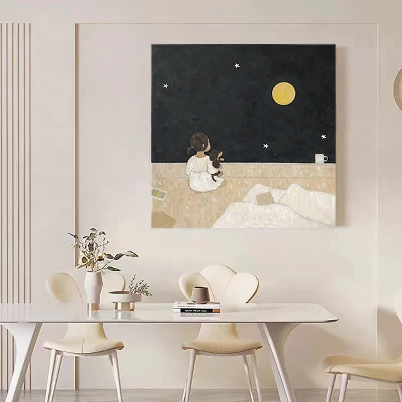 Abstract Canvas Oil Painting Wall Art Decor #ABS1505