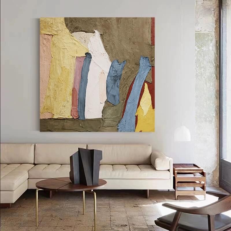 Abstract Canvas Oil Painting Wall Art Decor #ABS1507