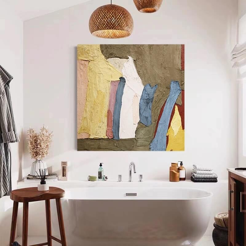 Abstract Canvas Oil Painting Wall Art Decor #ABS1507