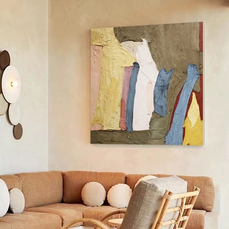 Abstract Canvas Oil Painting Wall Art Decor #ABS1507