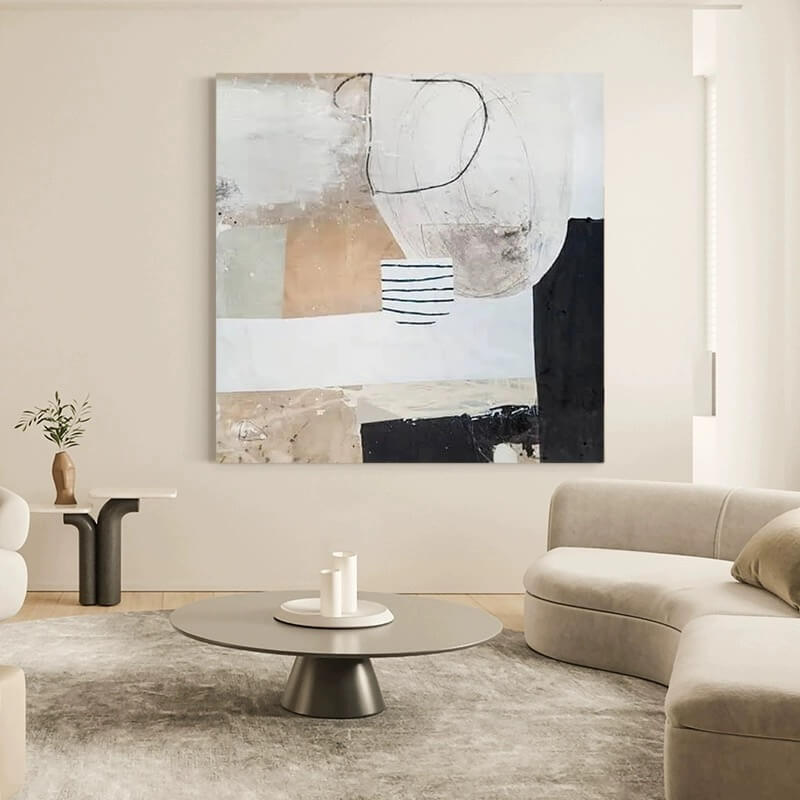 Abstract Canvas Oil Painting Wall Art Decor #ABS1511