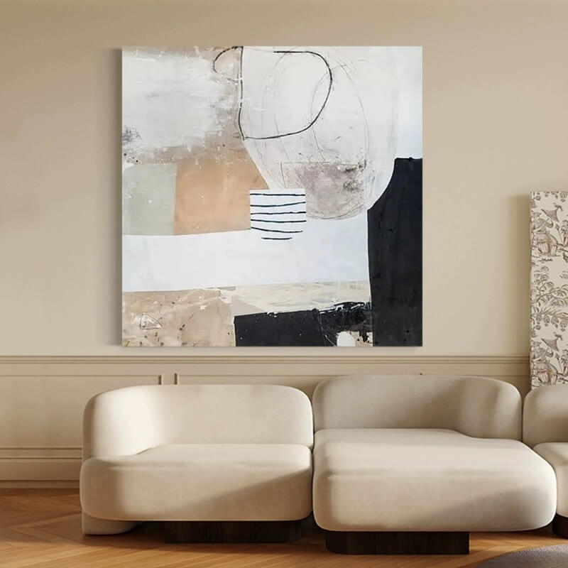 Abstract Canvas Oil Painting Wall Art Decor #ABS1511