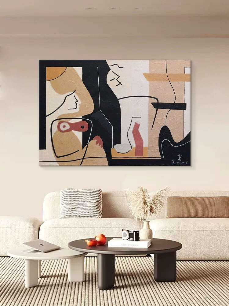 Abstract Canvas Oil Painting Wall Art Decor #ABS1520