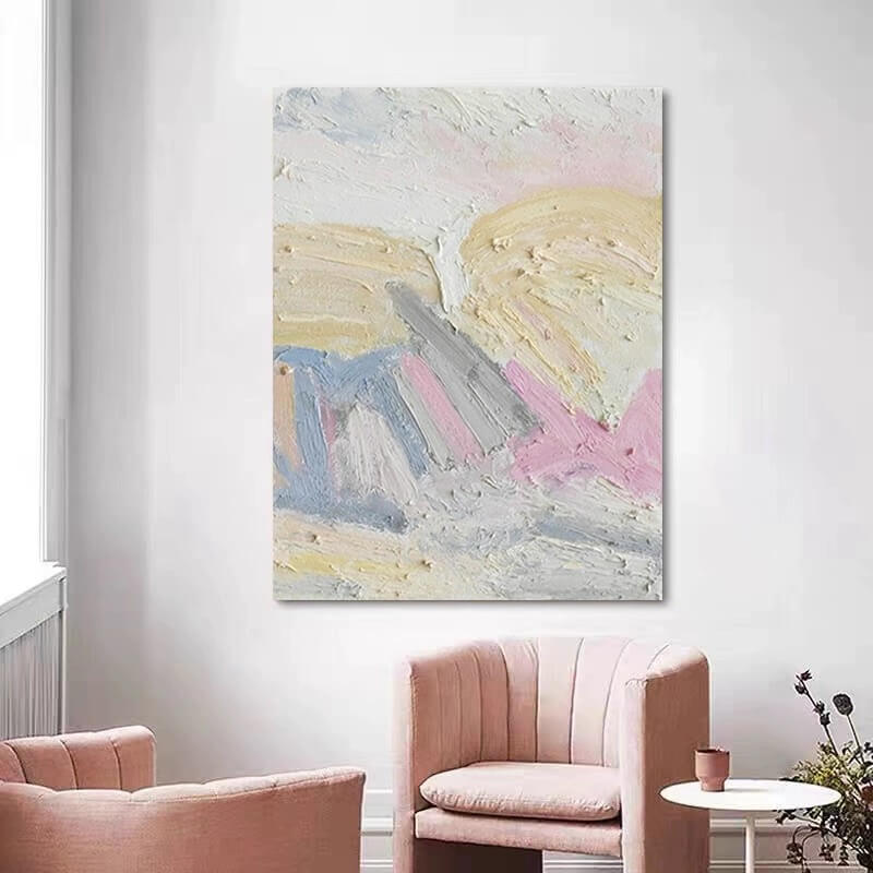 Abstract Canvas Oil Painting Wall Art Decor #ABS1524