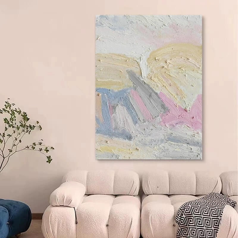 Abstract Canvas Oil Painting Wall Art Decor #ABS1524