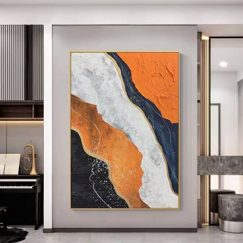 Abstract Canvas Oil Painting Wall Art Decor #ABS1527