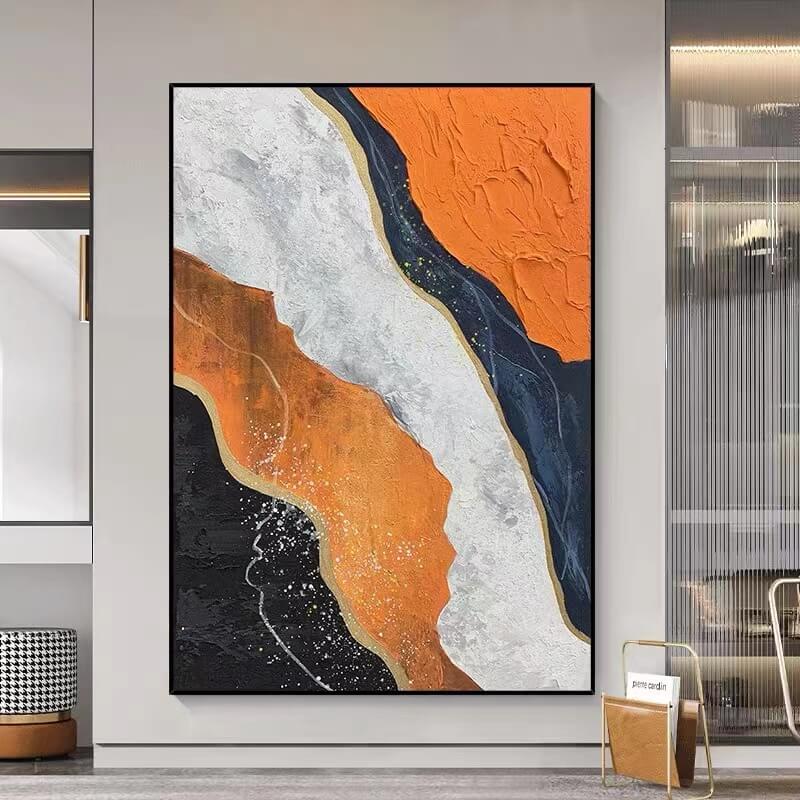 Abstract Canvas Oil Painting Wall Art Decor #ABS1527