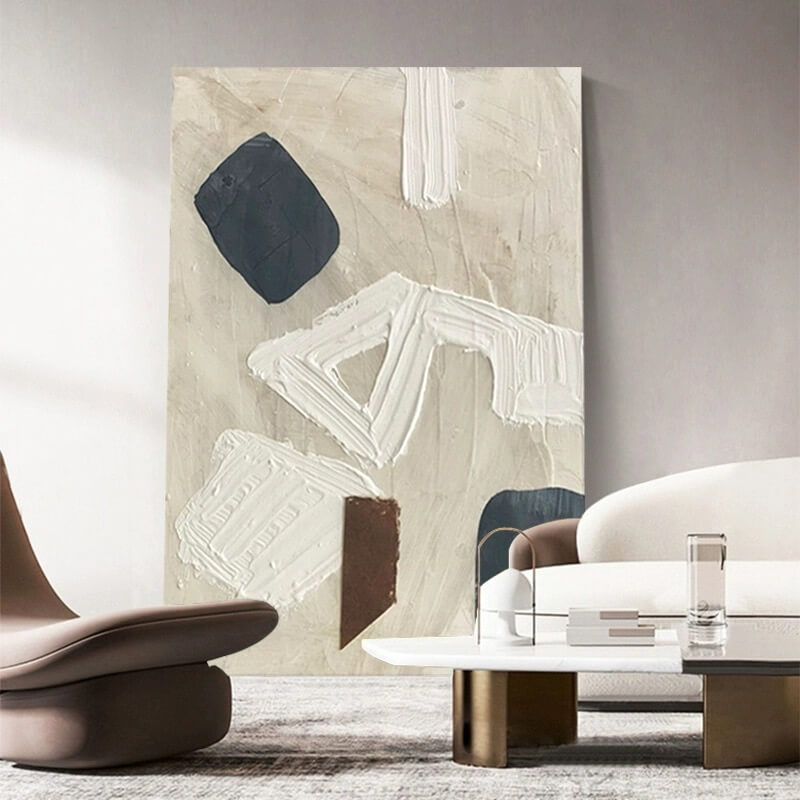 Abstract Canvas Oil Painting Wall Art Decor #ABS1528