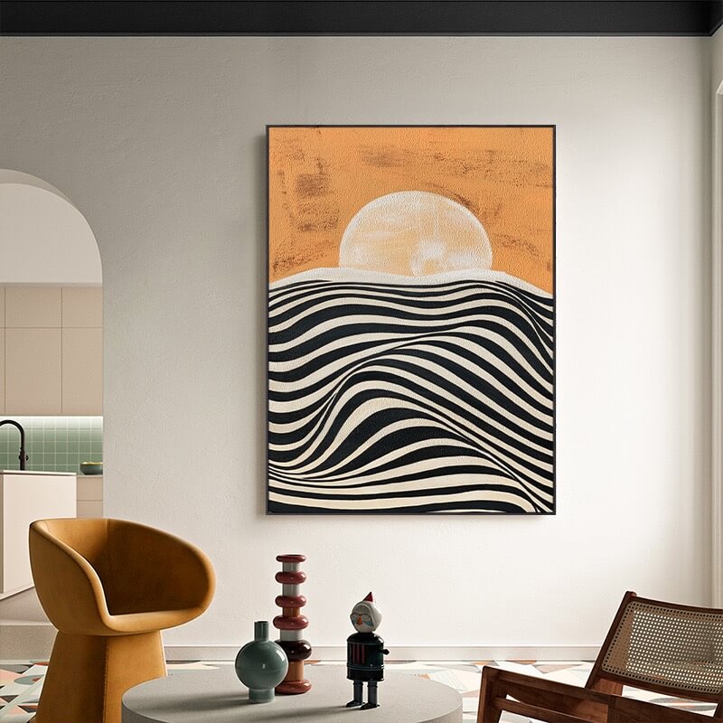 Abstract Canvas Oil Painting Wall Art Decor #ABS1529