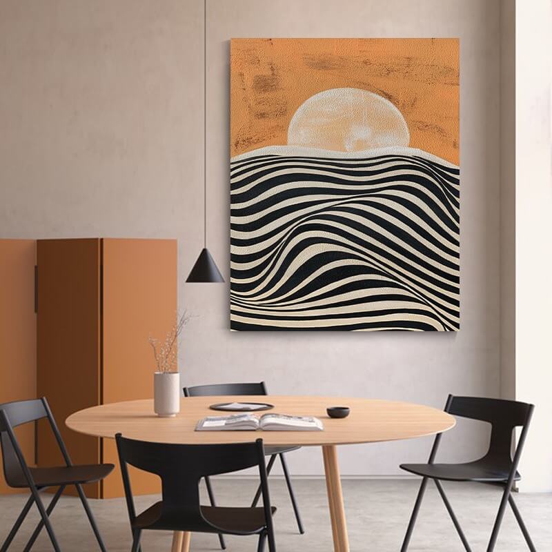 Abstract Canvas Oil Painting Wall Art Decor #ABS1529