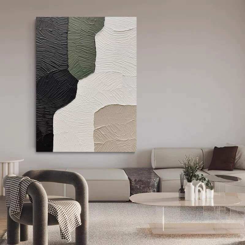 Abstract Canvas Oil Painting Wall Art Decor #ABS1531