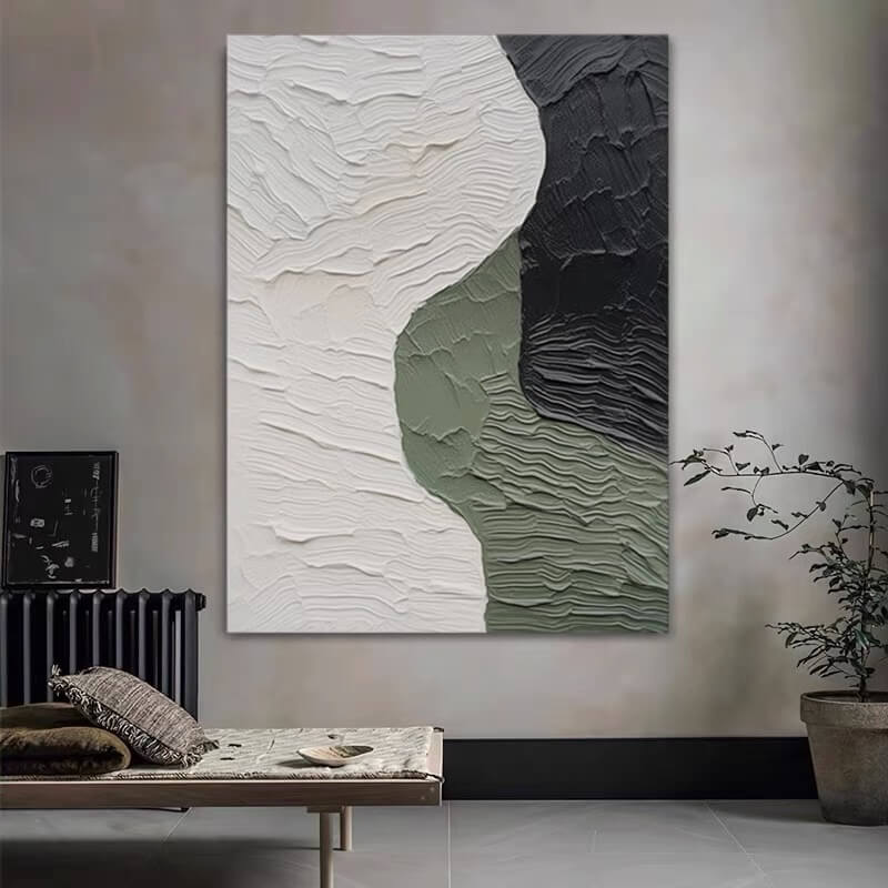 Abstract Canvas Oil Painting Wall Art Decor #ABS1531