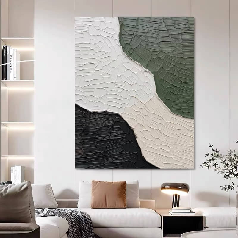 Abstract Canvas Oil Painting Wall Art Decor #ABS1531