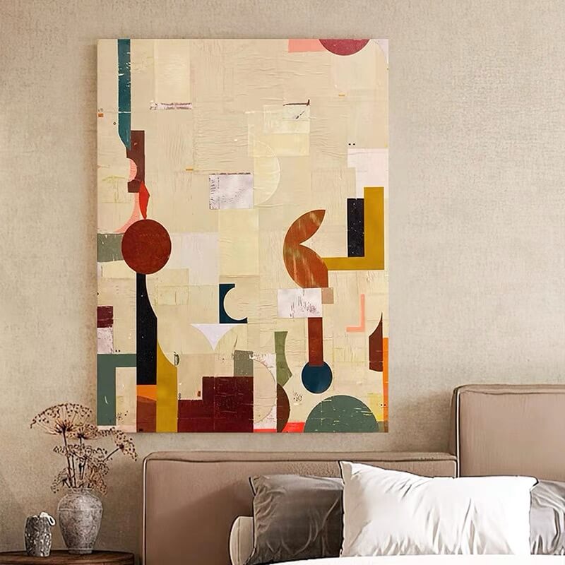 Abstract Canvas Oil Painting Wall Art Decor #ABS1532